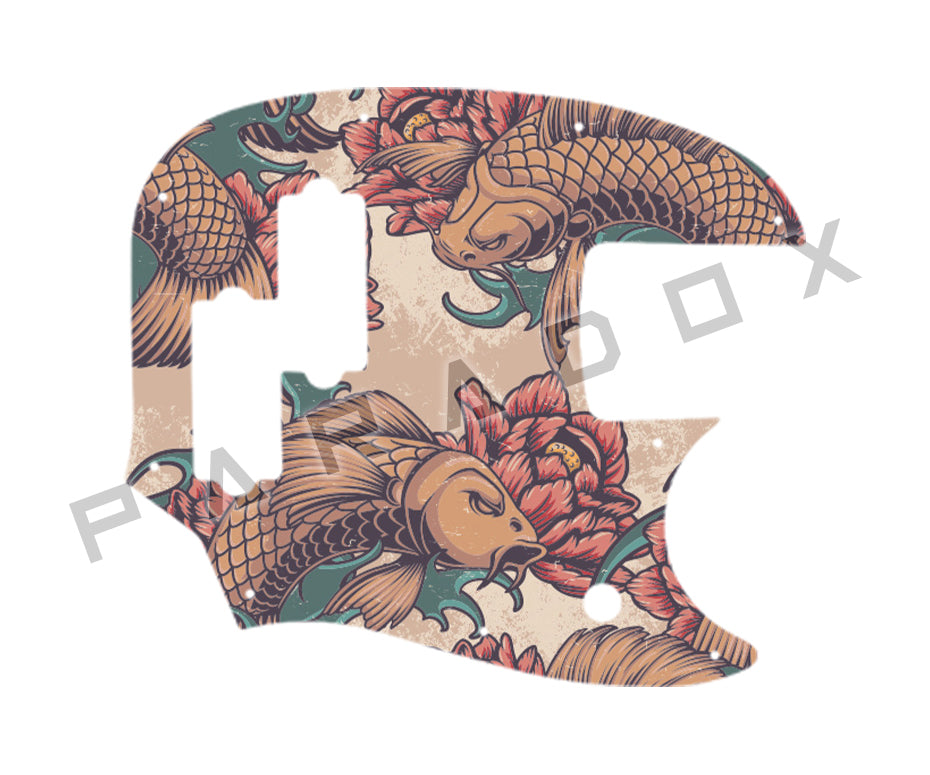 Custom Pickguard For 2024 - 2025 Made in Mexico Fender Player II Mustang Bass PJ