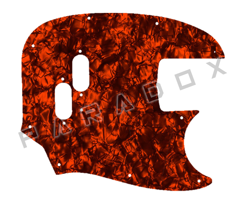 Custom Pickguard For 2019 - 2024 Made in Mexico Fender Vintera '60s Mustang Bass