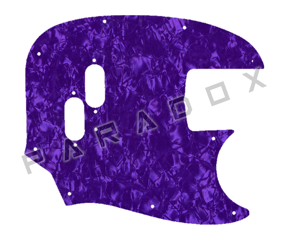 Custom Pickguard For 2019 - 2024 Made in Mexico Fender Vintera '60s Mustang Bass