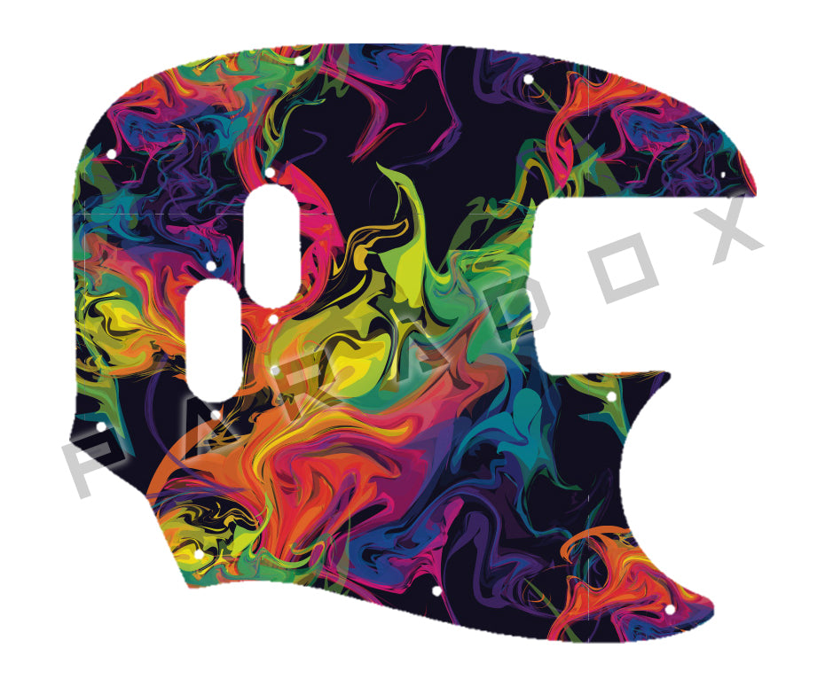 Custom Pickguard For 2019 - 2024 Made in Mexico Fender Vintera '60s Mustang Bass