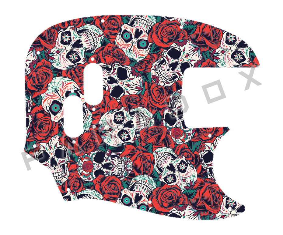 Custom Pickguard For 2019 - 2024 Made in Mexico Fender Vintera '60s Mustang Bass