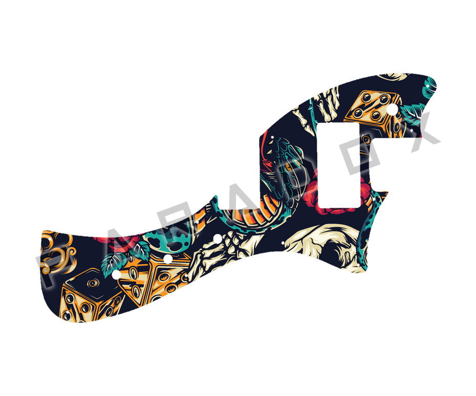 Custom Pickguard For 2022-2024 Made in Mexico Fender Player Plus Meteora HH