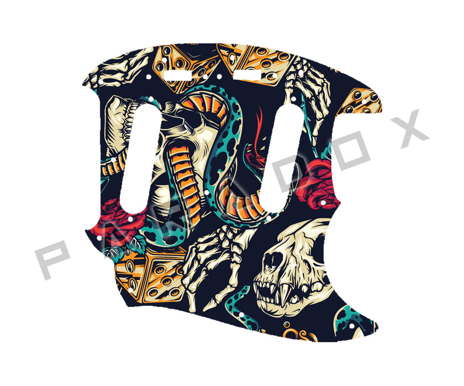 Custom Pickguard For 1994 - 1995 Made in Japan Fender MG-69 Mustang Reissue