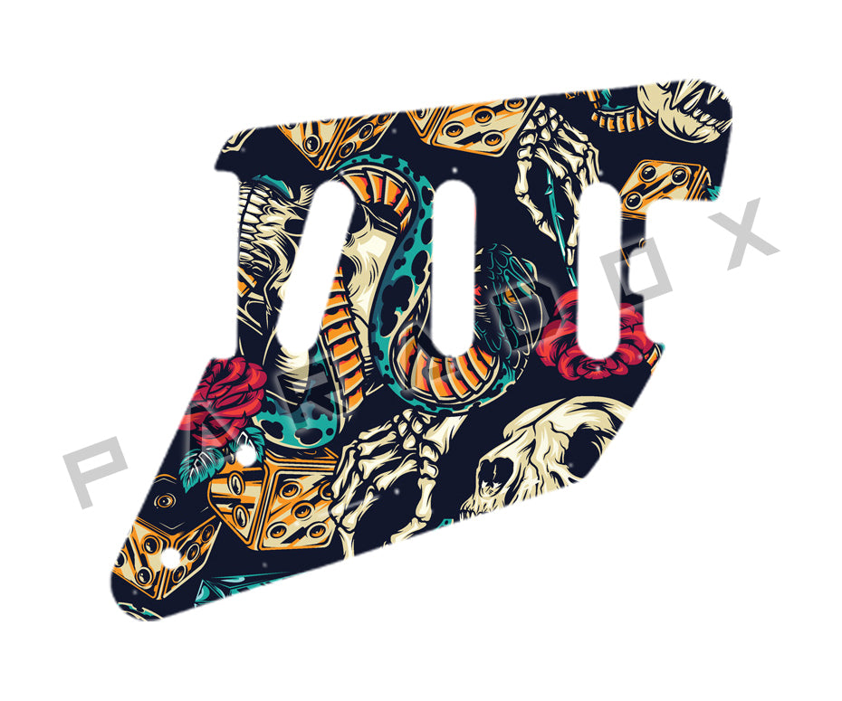 Custom Pickguard For 1993 - 2015 Made in America Ernie Ball Music Man Albert Lee Signature SSS