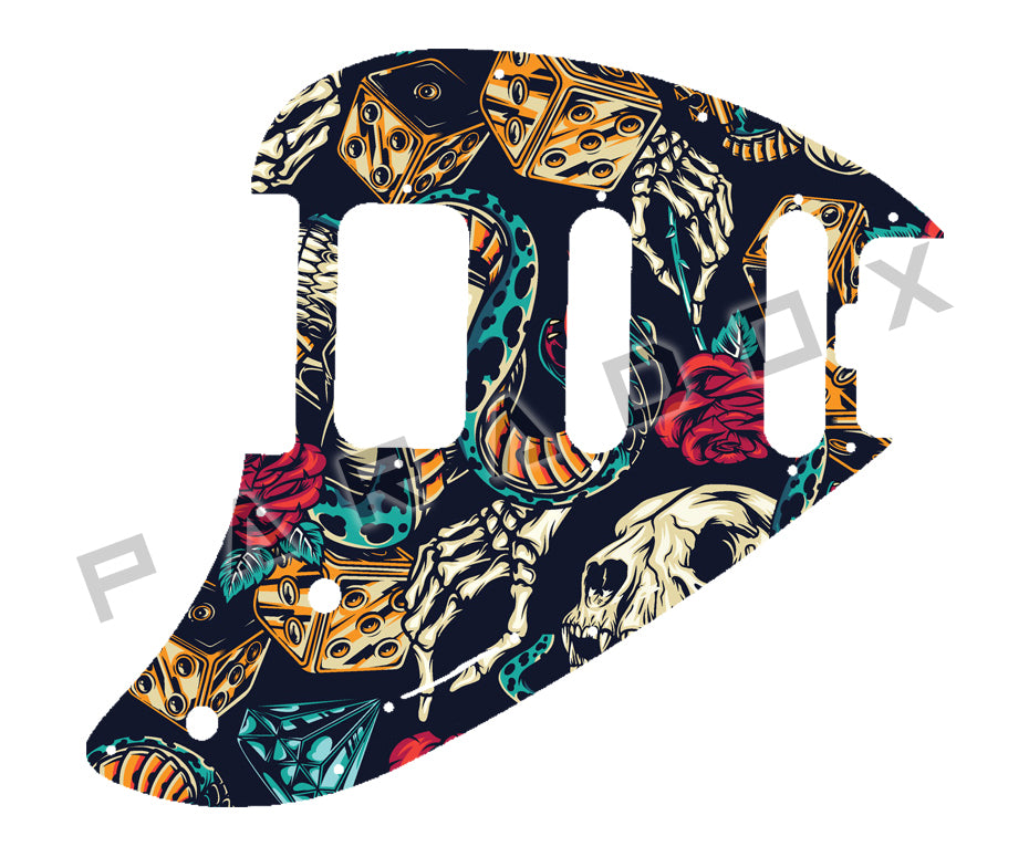 Custom Pickguard For 2010 - Present Made in America Ernie Ball Music Man Silhouette Special HSS Bass