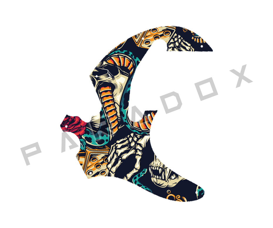 Custom Pickguard For 2018 Made in Korea By Ormsby TX7 GTR Azzuro