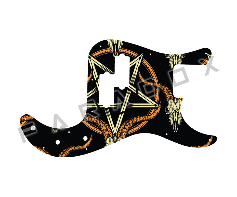 Custom Pickguard For 1984-1987 Made in Japan Fender PB331 P Bass Medium Scale 32"