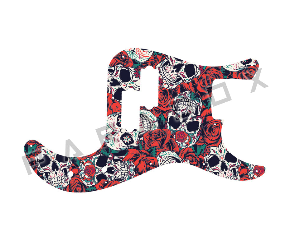 Custom Pickguard For 1984-1987 Made in Japan Fender PB331 P Bass Medium Scale 32"