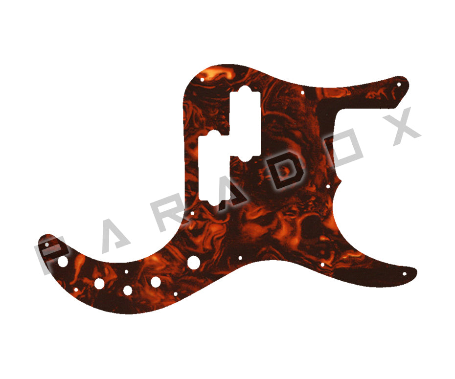 Custom Pickguard For 1989 - 1993 Made in America Fender Precision Bass Plus Deluxe Series