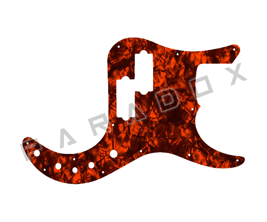 Custom Pickguard For 1989 - 1993 Made in America Fender Precision Bass Plus Deluxe Series