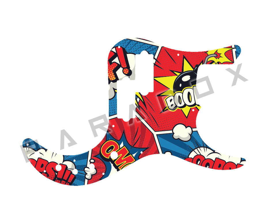 Custom Pickguard For 1989 - 1993 Made in America Fender Precision Bass Plus Deluxe Series
