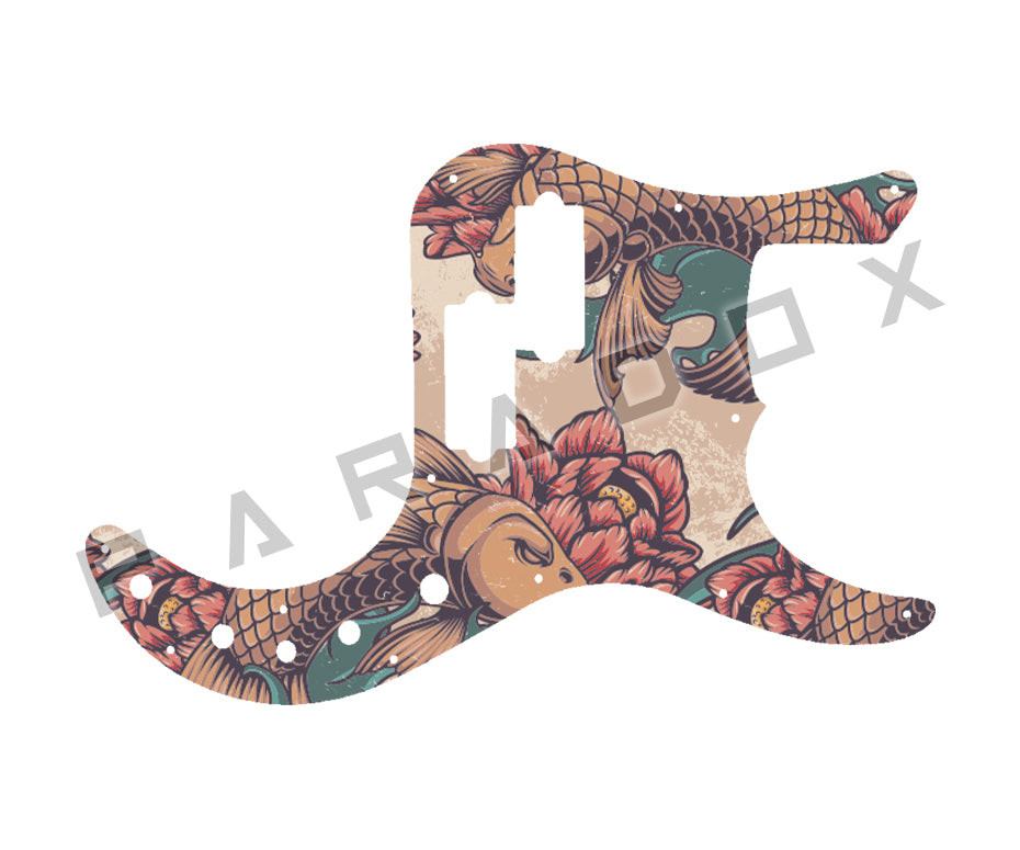 Custom Pickguard For 1989 - 1993 Made in America Fender Precision Bass Plus Deluxe Series