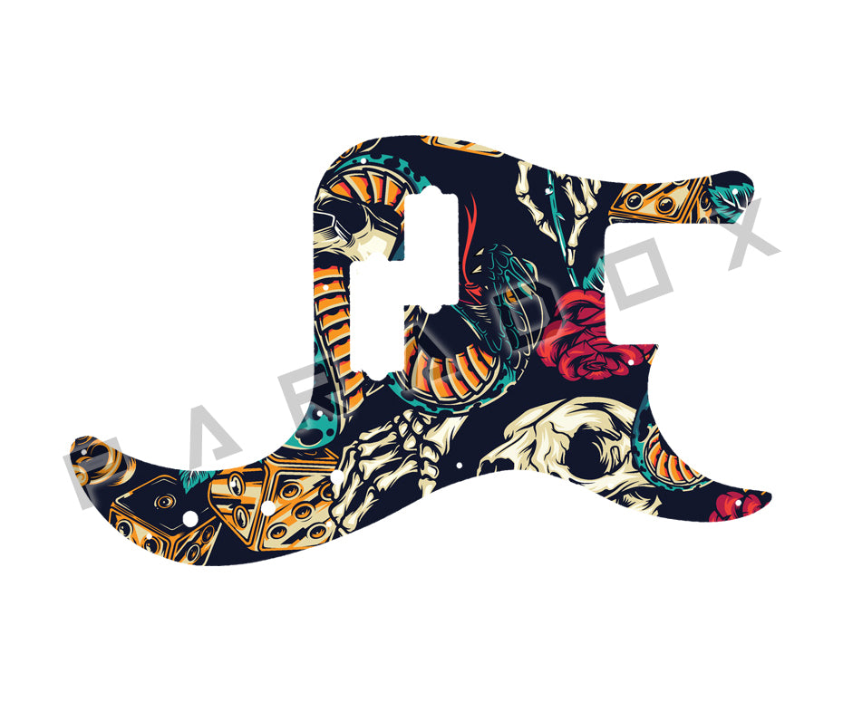 Custom Pickguard For 2020 - 2022 Made in Indonesia Schecter P-4 Exotic