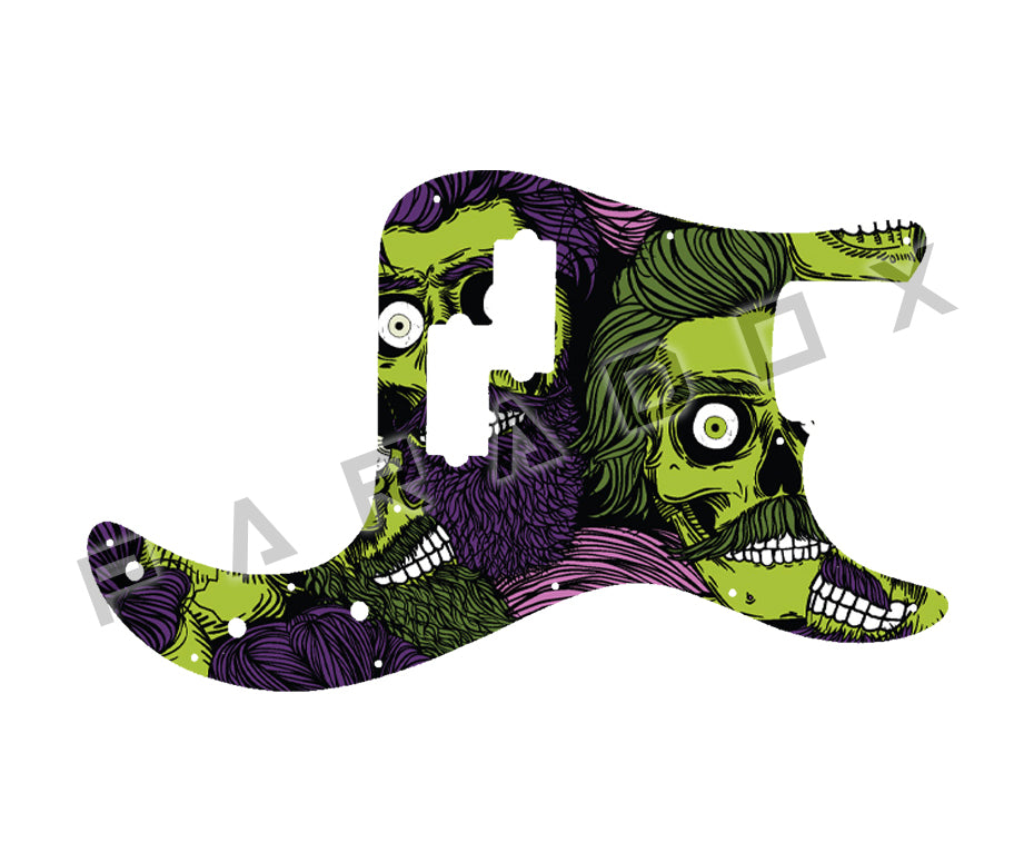 Custom Pickguard For 1989 - 1992 Made in Korea Squier by Fender II Precision Bass