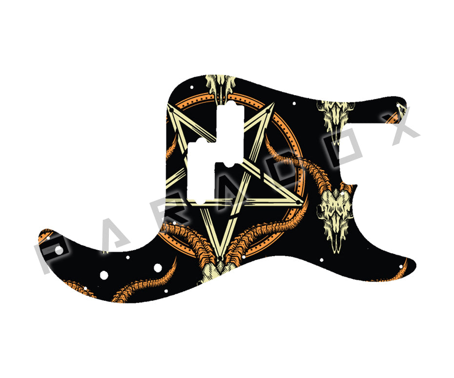 Custom Pickguard For 1989 - 1992 Made in Korea Squier by Fender II Precision Bass