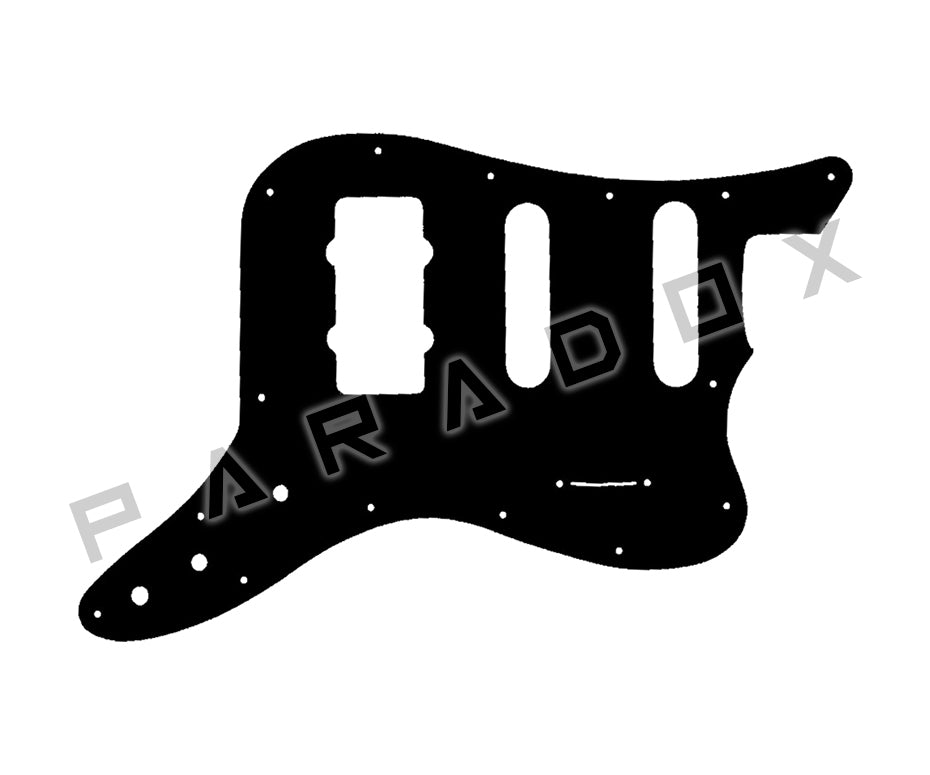 Custom Pickguard For 2013 - 2014 Made in America Fender Pawn Shop Bass VI