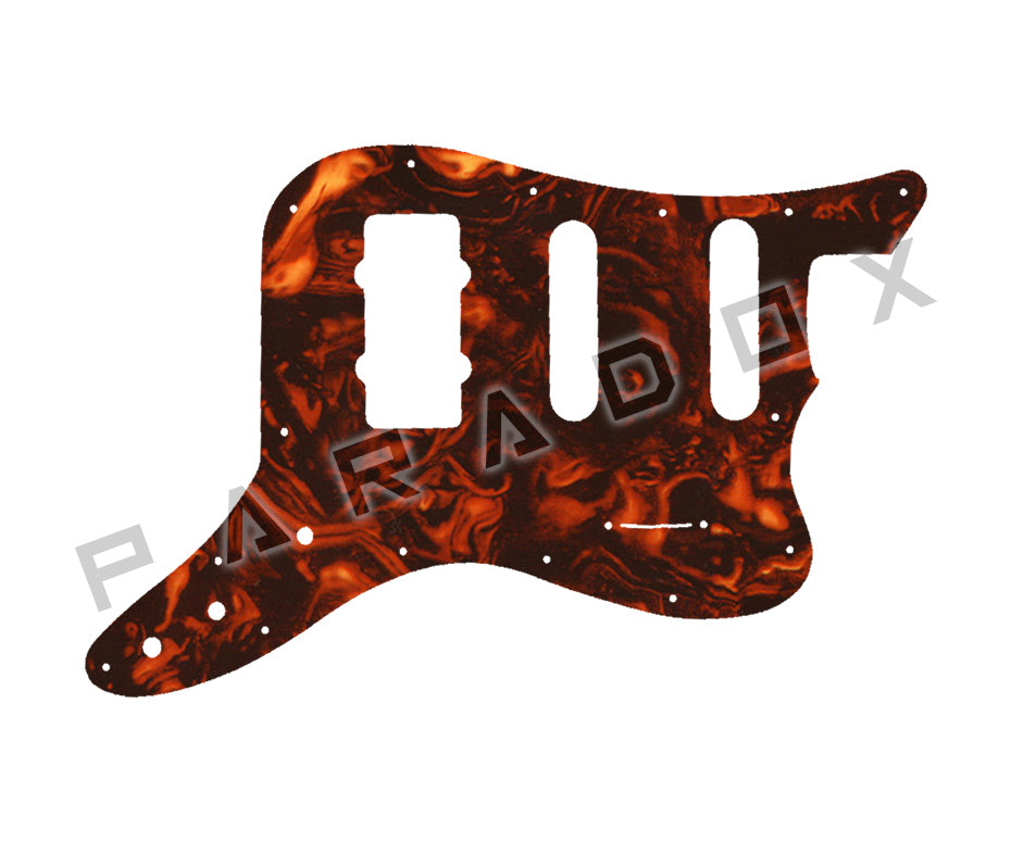 Custom Pickguard For 2013 - 2014 Made in America Fender Pawn Shop Bass VI