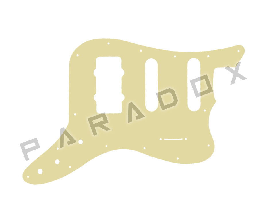 Custom Pickguard For 2013 - 2014 Made in America Fender Pawn Shop Bass VI