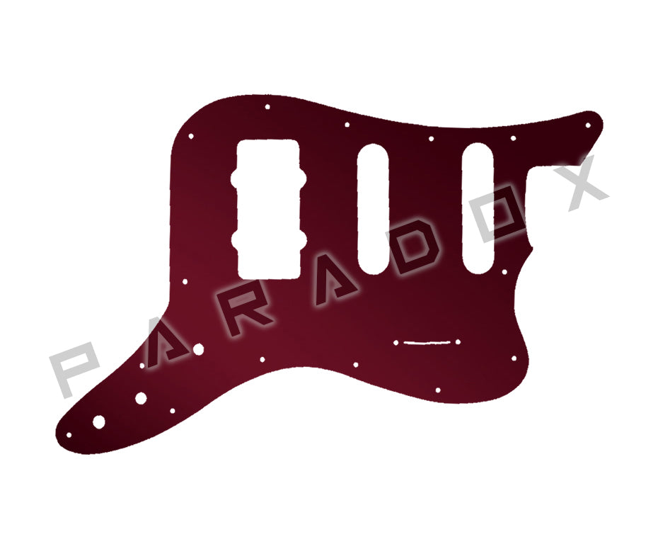 Custom Pickguard For 2013 - 2014 Made in America Fender Pawn Shop Bass VI
