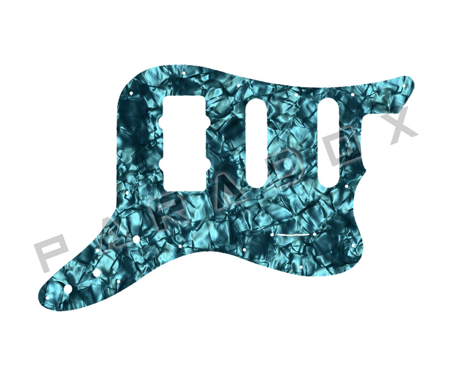Custom Pickguard For 2013 - 2014 Made in America Fender Pawn Shop Bass VI