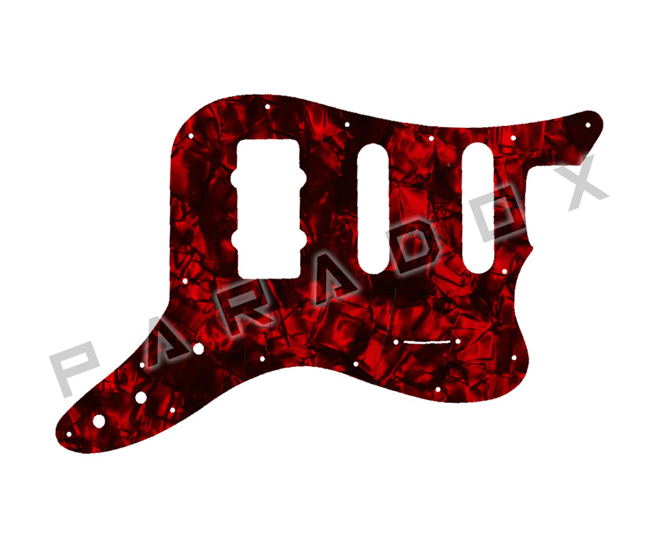 Custom Pickguard For 2013 - 2014 Made in America Fender Pawn Shop Bass VI