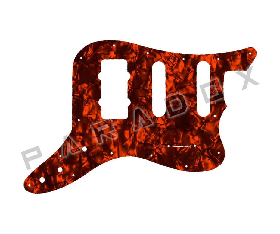 Custom Pickguard For 2013 - 2014 Made in America Fender Pawn Shop Bass VI