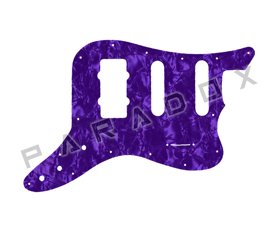 Custom Pickguard For 2013 - 2014 Made in America Fender Pawn Shop Bass VI