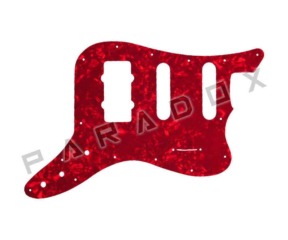 Custom Pickguard For 2013 - 2014 Made in America Fender Pawn Shop Bass VI