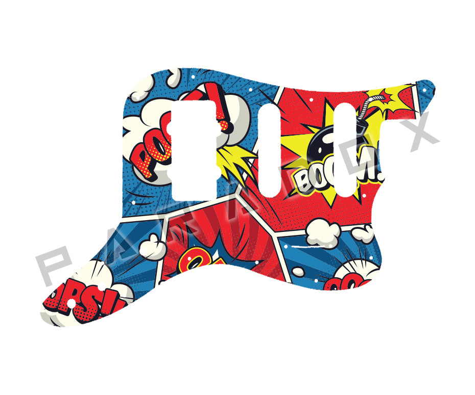 Custom Pickguard For 2013 - 2014 Made in America Fender Pawn Shop Bass VI