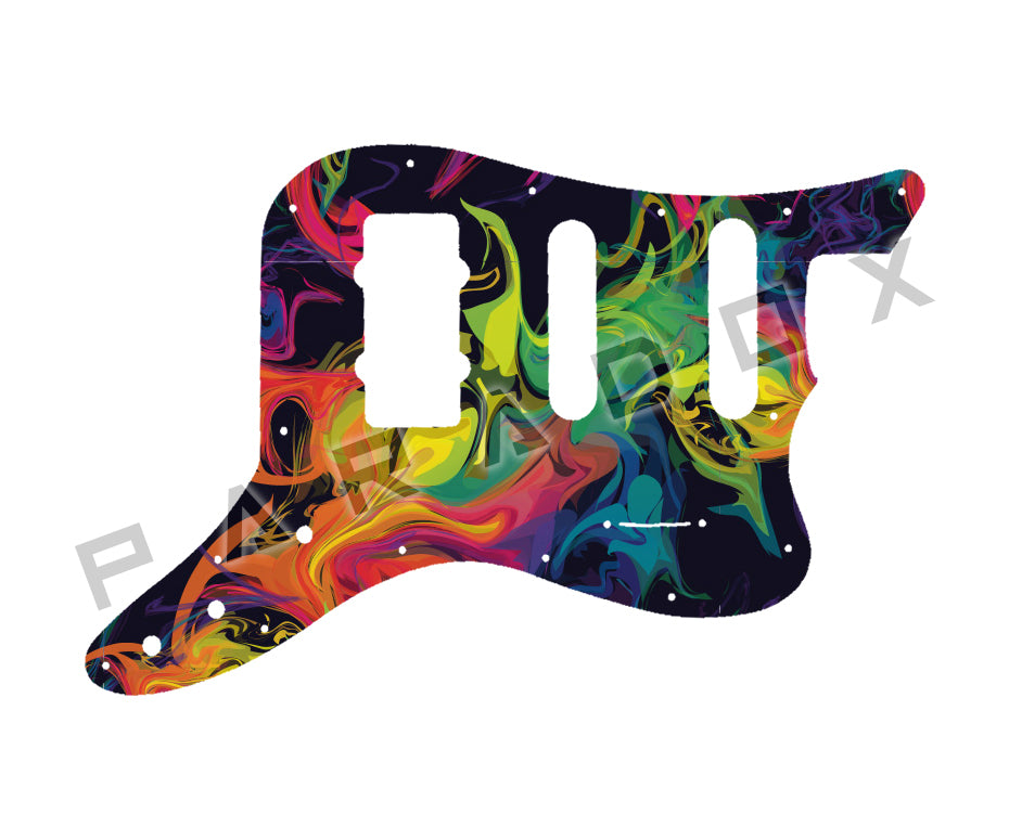 Custom Pickguard For 2013 - 2014 Made in America Fender Pawn Shop Bass VI