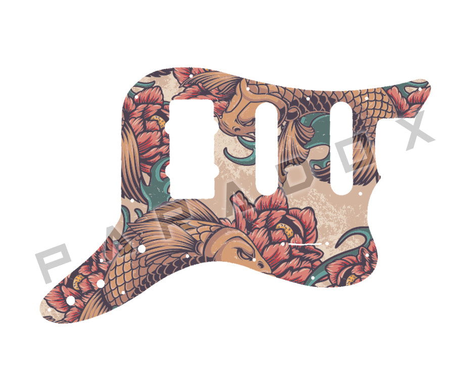 Custom Pickguard For 2013 - 2014 Made in America Fender Pawn Shop Bass VI