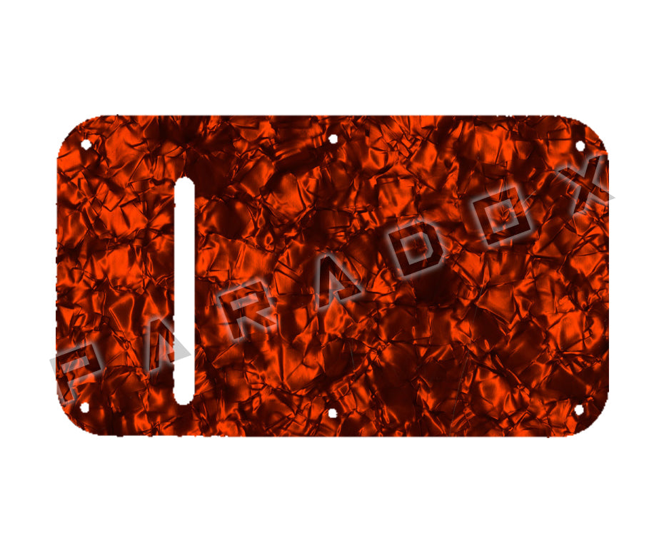 Custom Pickguard For 1980's Peavey Nitro, Vandenberg Spring Cavity Plate