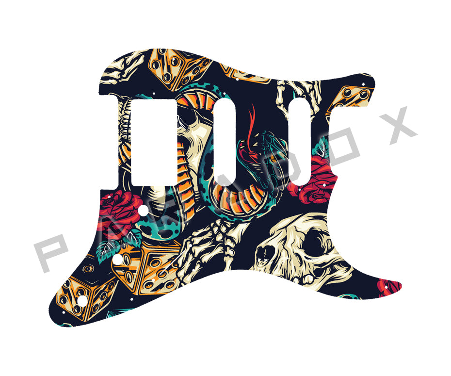 Custom Pickguard For 1994 - 1995 Made in America Peavey Predator HSS 11-Hole