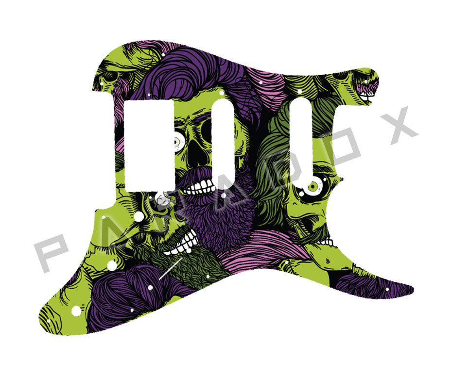 Custom Pickguard For 1990 - 2000 Made in America Peavey Predator Plus HSS with Power Bend III Vibrato