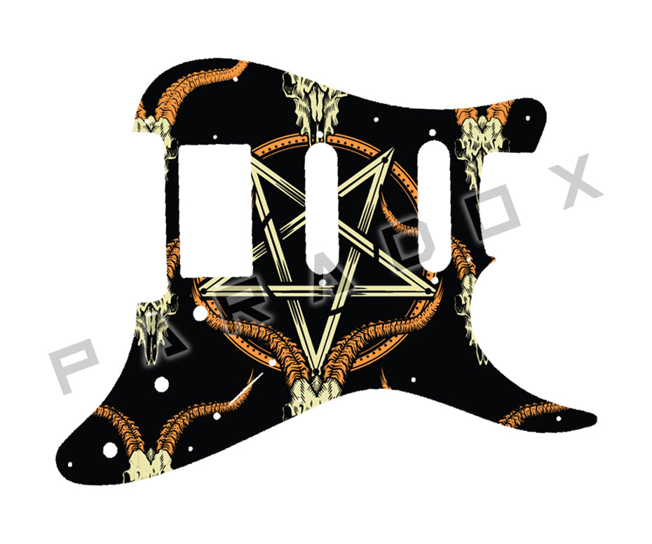 Custom Pickguard For 1990 - 2000 Made in America Peavey Predator Plus HSS with Power Bend III Vibrato