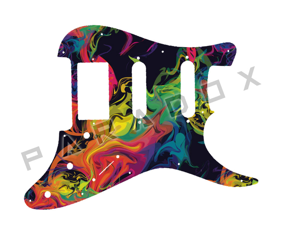 Custom Pickguard For 1990 - 2000 Made in America Peavey Predator Plus HSS with Power Bend III Vibrato