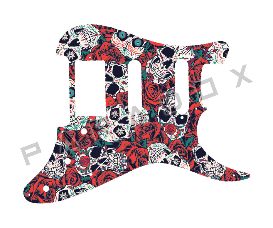Custom Pickguard For 1990 - 2000 Made in America Peavey Predator Plus HSS with Power Bend III Vibrato