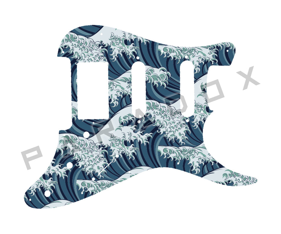 Custom Pickguard For 1990 - 2000 Made in America Peavey Predator Plus HSS with Power Bend III Vibrato