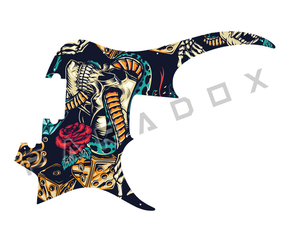 Custom Pickguard For 2000's Made in China Peavey Zodiac EX