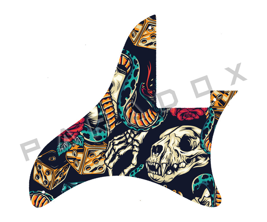 Custom Pickguard For 2005 - 2006 Made in Korea Schecter Tempest Aviation Series Midway