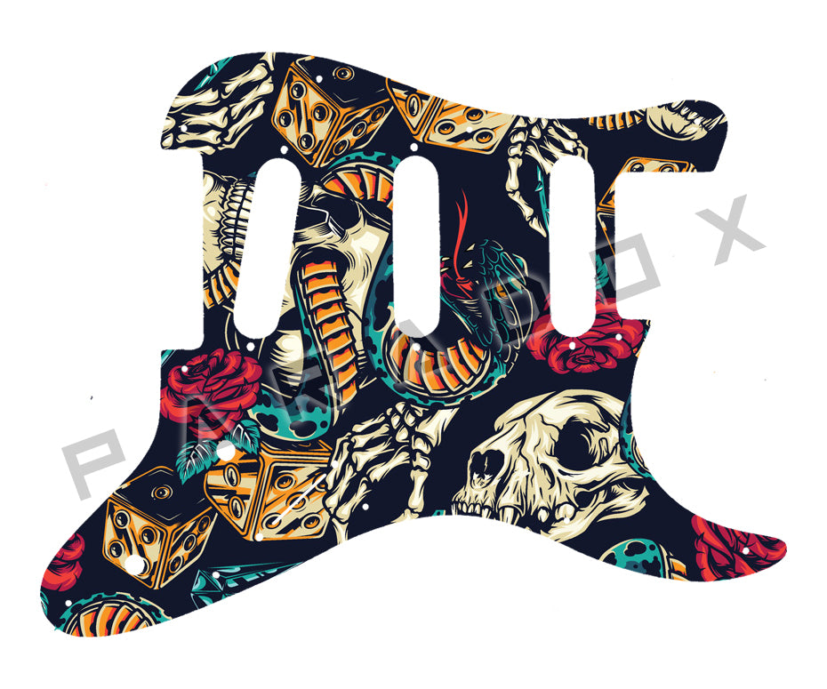 Custom Pickguard For 2017 - 2024 Made in Indonesia Nick Johnston Traditional SSS