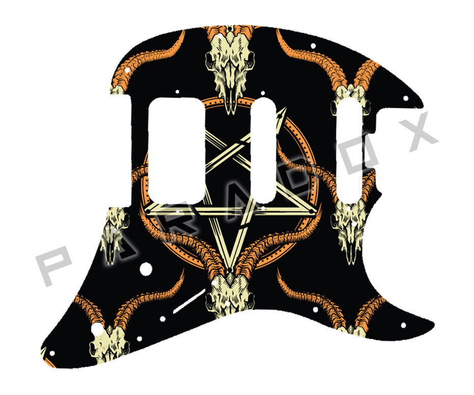Custom Pickguard For 2021 - 2024 Made in Indonesia Sterling Cutlass CT50 HSS
