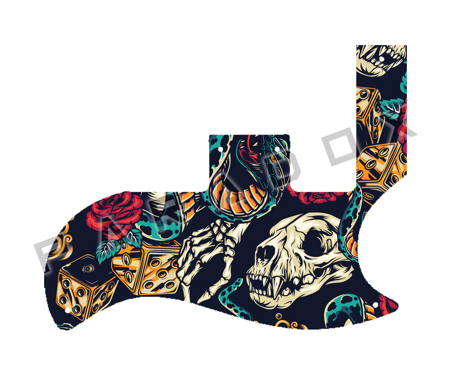Custom Pickguard For 2020 - 2024 Made in America Gibson Custom Shop '63 SG Special Reissue Lightning Bar