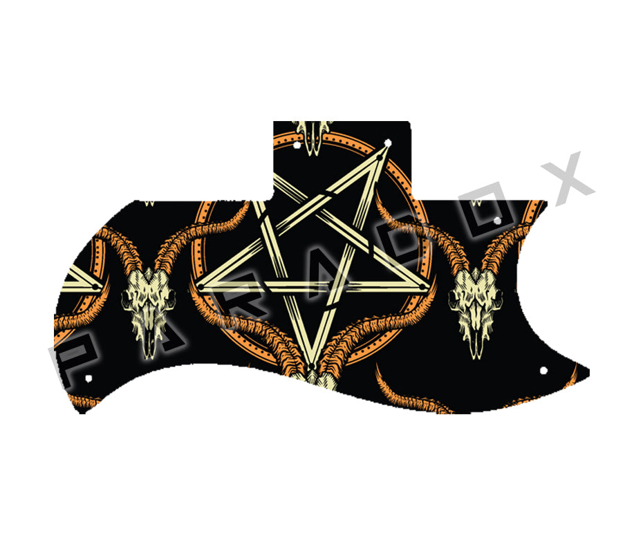 Custom Pickguard For 2020 - 2024 Made in China Epiphone SG Modern Figured