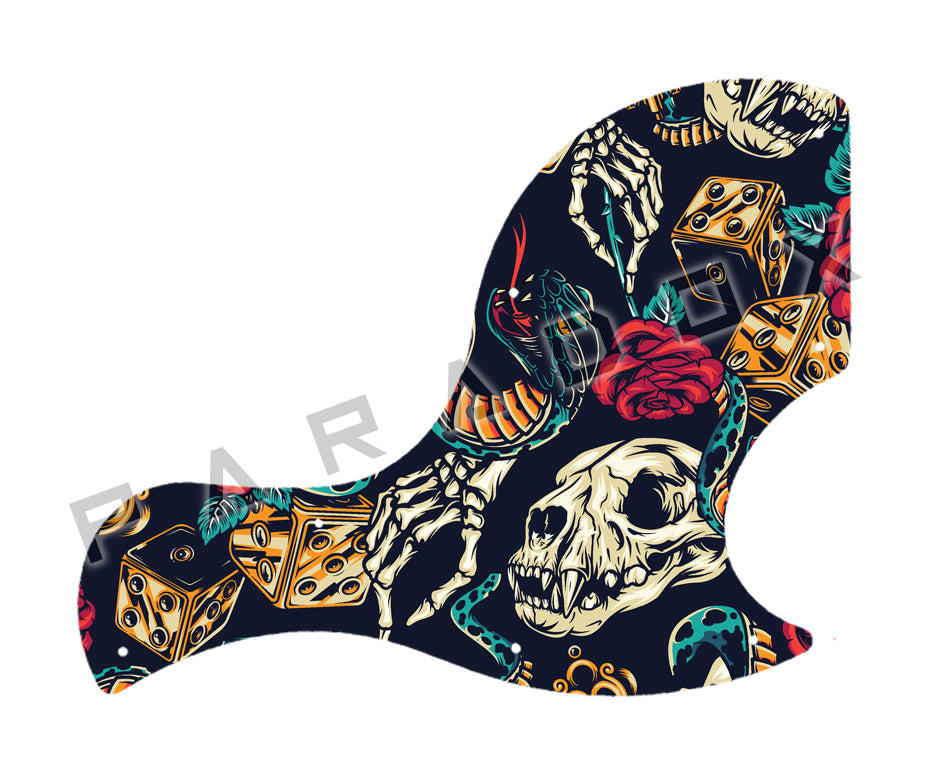 Custom Pickguard For 2011 - 2013 Made in America Gibson SG Junior '60s