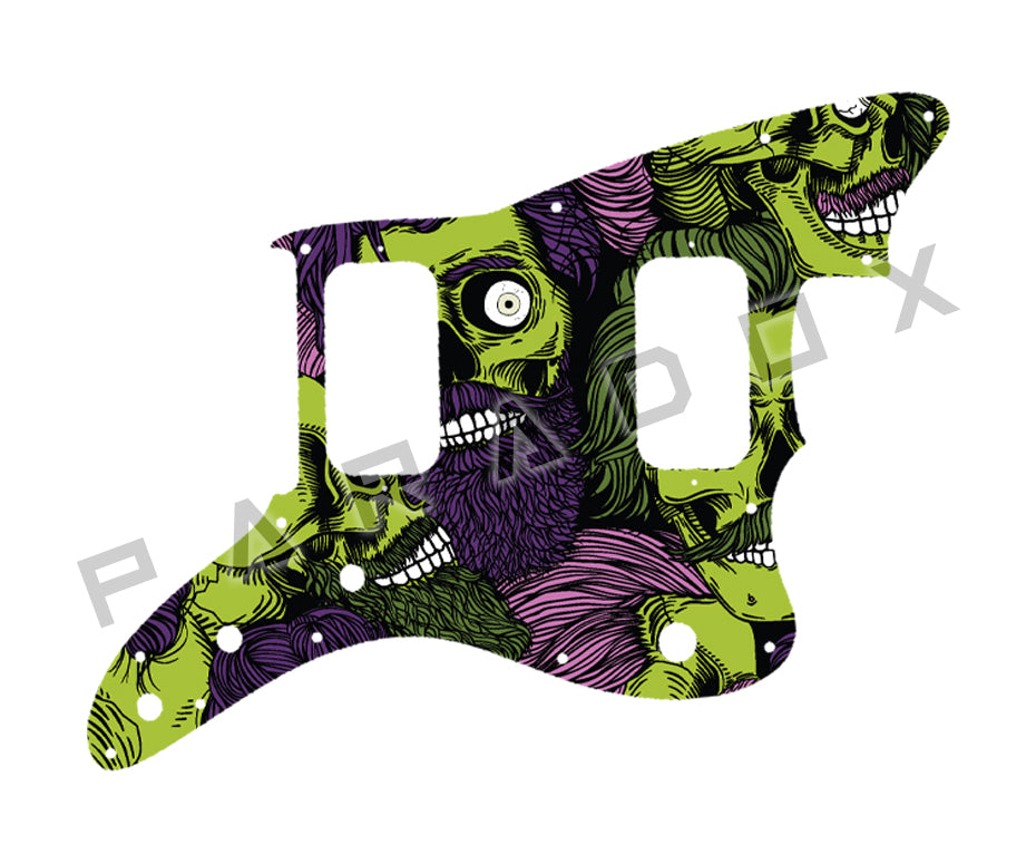Custom Pickguard For 2020 - 2024 Made in Indonesia Squier by Fender Mini Jazzmaster HH