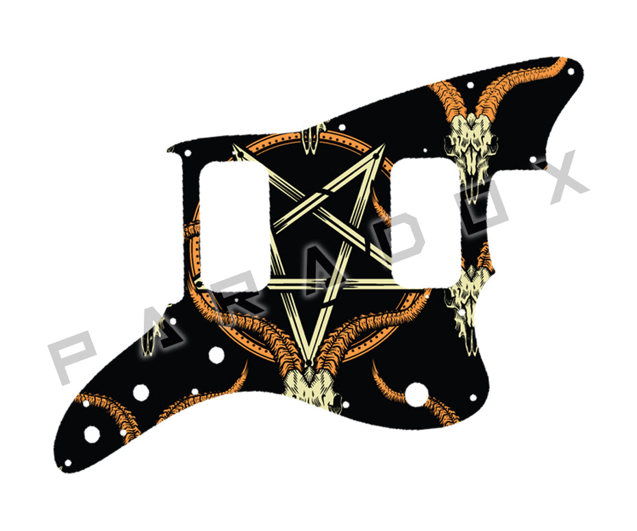 Custom Pickguard For 2020 - 2024 Made in Indonesia Squier by Fender Mini Jazzmaster HH