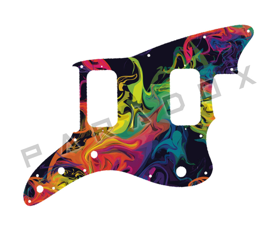 Custom Pickguard For 2020 - 2024 Made in Indonesia Squier by Fender Mini Jazzmaster HH