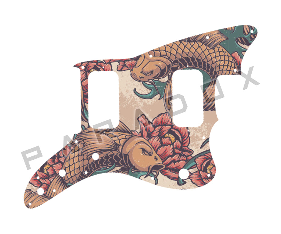 Custom Pickguard For 2020 - 2024 Made in Indonesia Squier by Fender Mini Jazzmaster HH