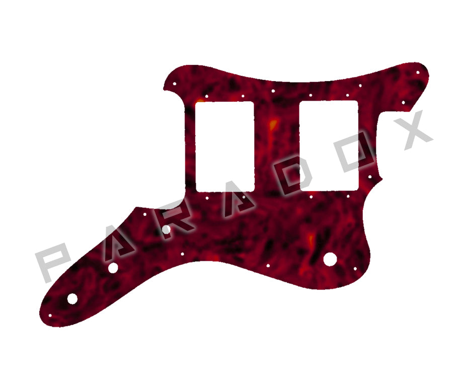 Custom Pickguard For 2023 - 2024 Made in China Squier by Fender Paranormal Rascal Bass HH